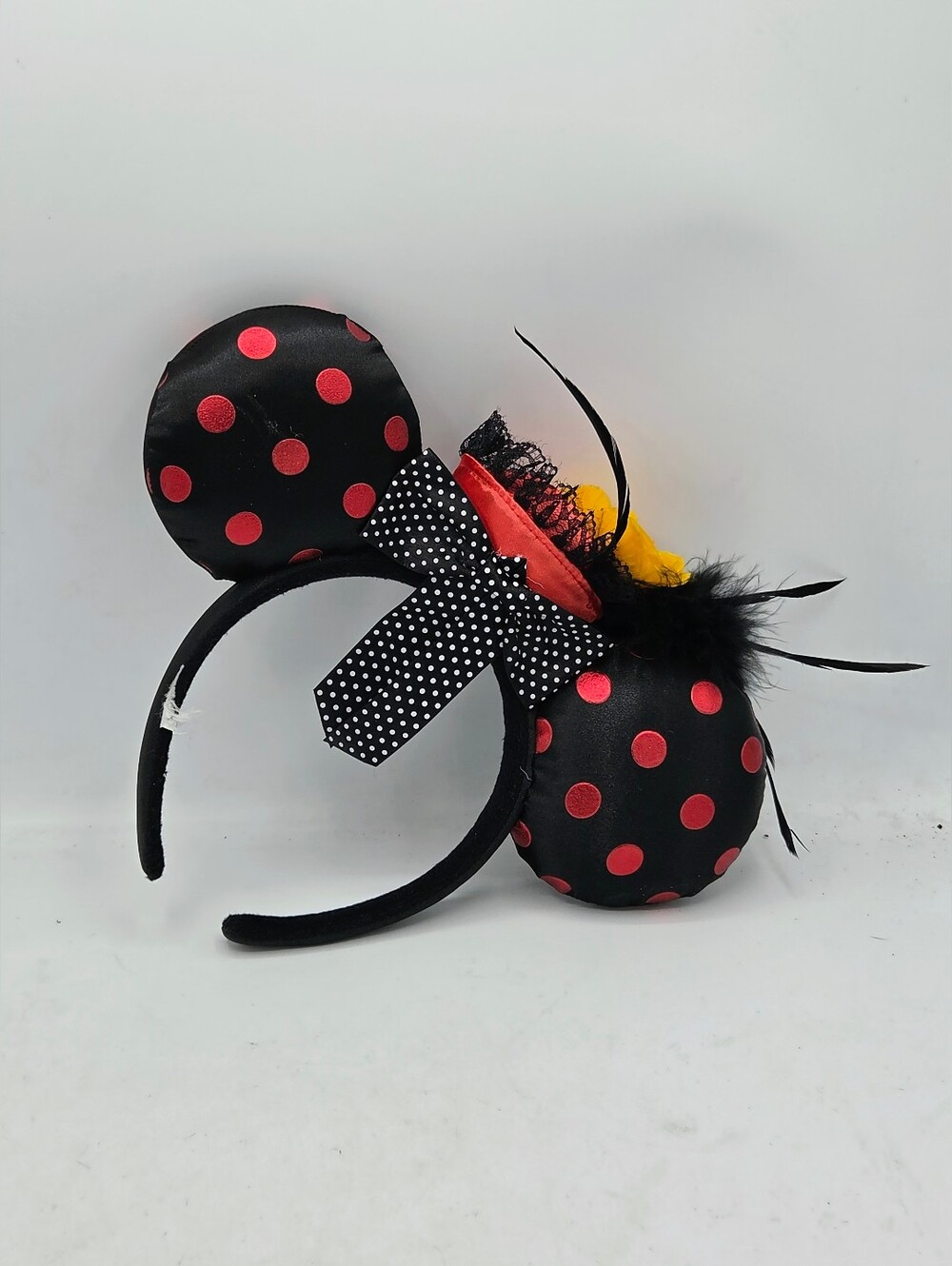 Disney Parks Minnie Mouse Victorian Cameo Mini Top Hat Ear Dapper Day Rare - Picture 3 of 11